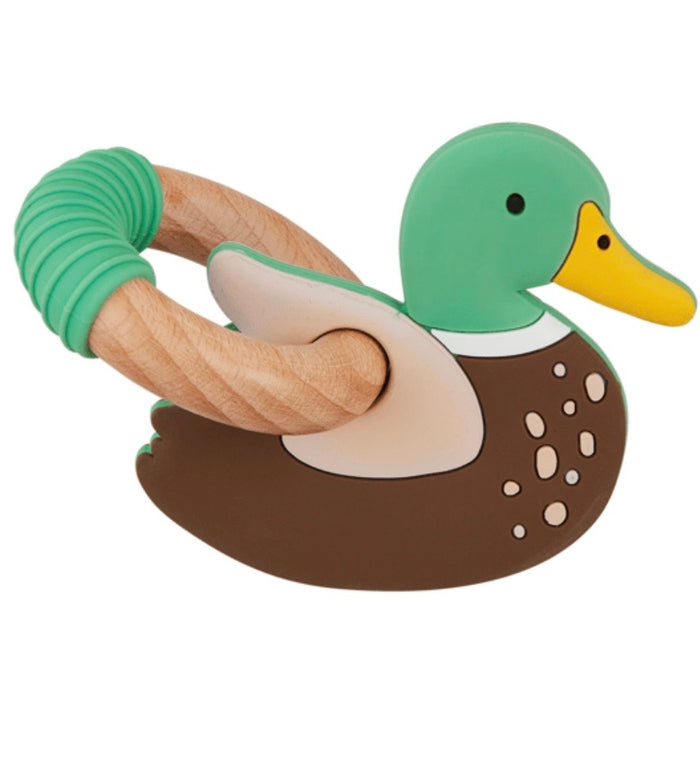 Mud Pie Mallard Ring Silicone Teethers