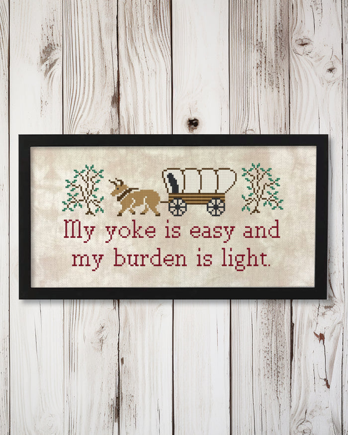 My Yoke is Easy Cross Stitch Pattern