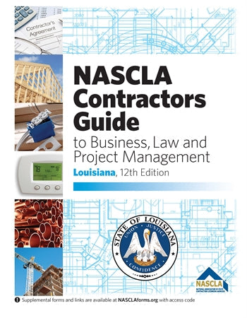 Cover of NASCLA Contractors Guide to Business, Law, and Project Management Louisiana General Contractors 12th Edition