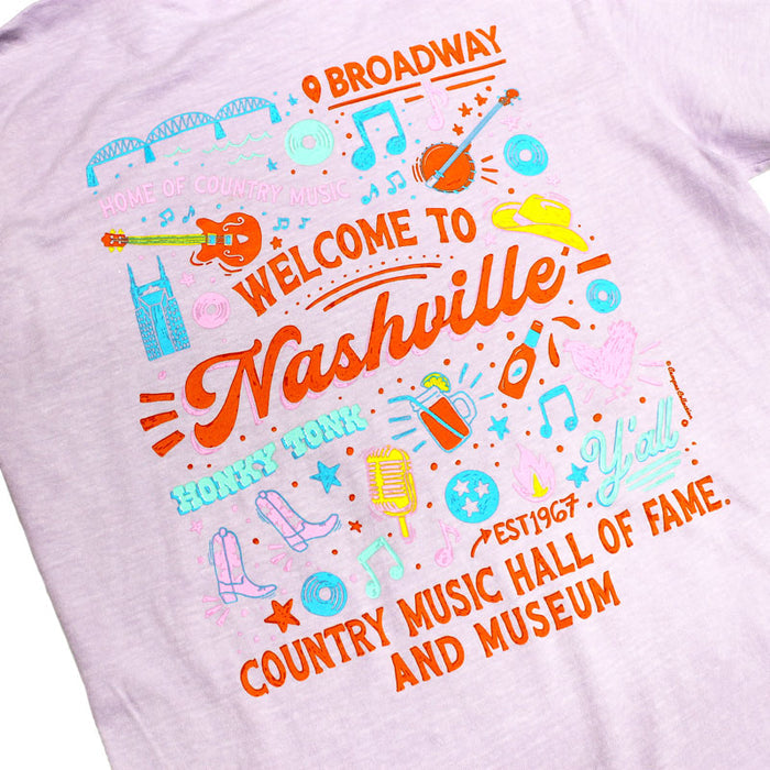 NASHVILLE COLLAGE T-SHIRT