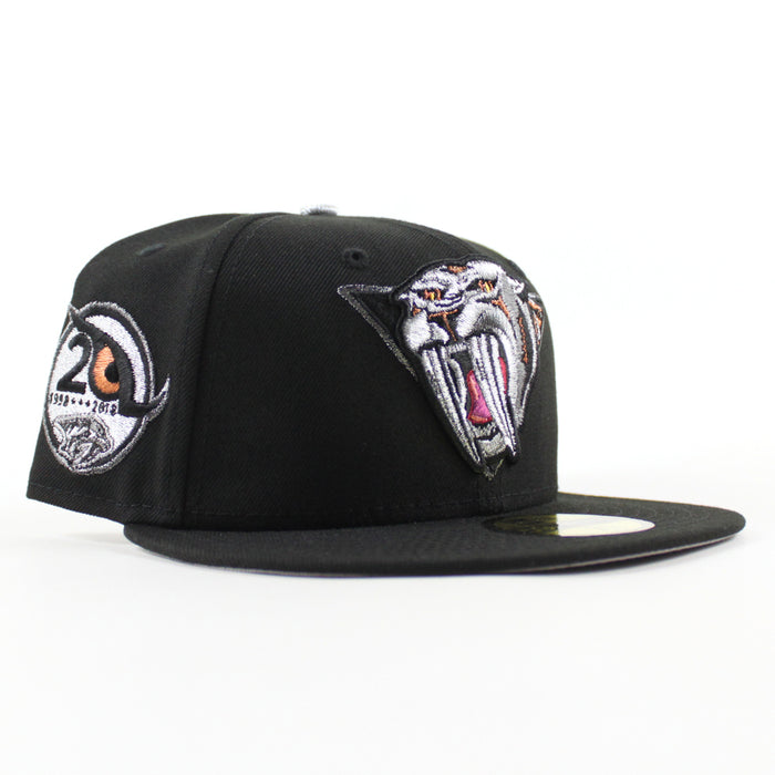 Nashville Predators 10 Years Patch  New Era 59Fifty Fitted Hat (Black Gray Under brim)