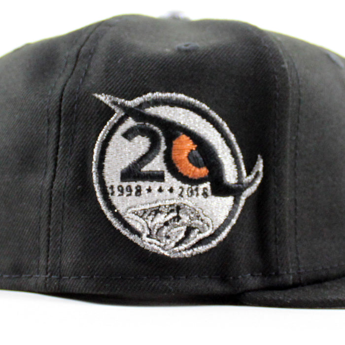 Nashville Predators 10 Years Patch  New Era 59Fifty Fitted Hat (Black Gray Under brim)