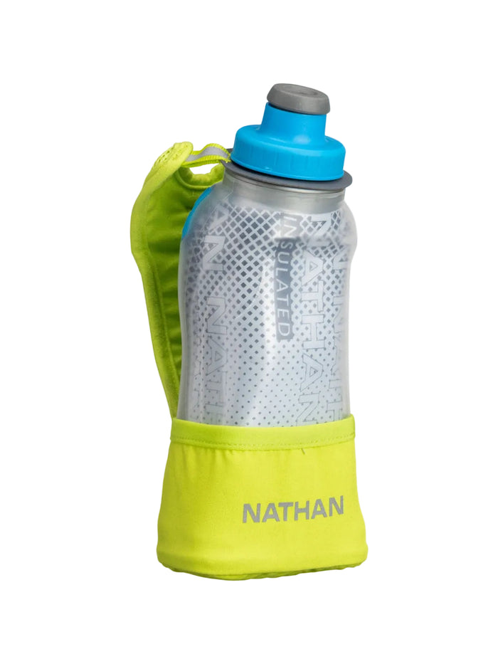 Nathan Quick Squeeze Lite 12oz Insulated Hydration Nathan Finish Lime/Blue Me Away