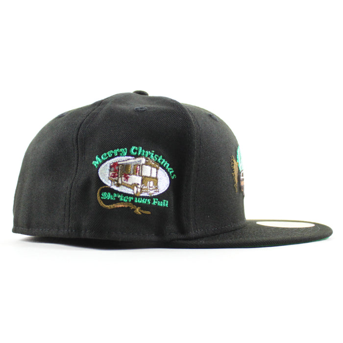 National Lampoon's Christmas Vacation 1989 New Era 59Fifty Fitted Hat (Black Green Under Brim)