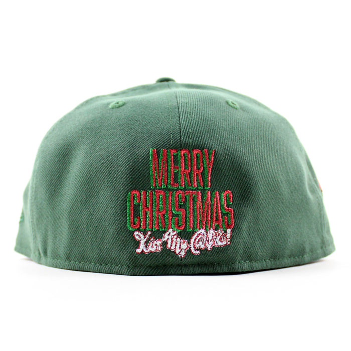 National Lampoon's Christmas Vacation 1989 New Era 59Fifty Fitted Hat (Pine Green Gray Under Brim)