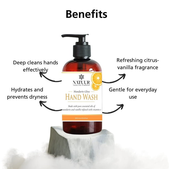 Natuur Hand Wash: Aloe, Vanilla & Mandarin
