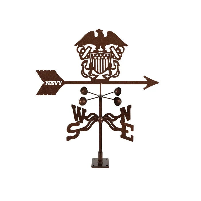 Navy Military Weathervane Decorative Fire Station Decor