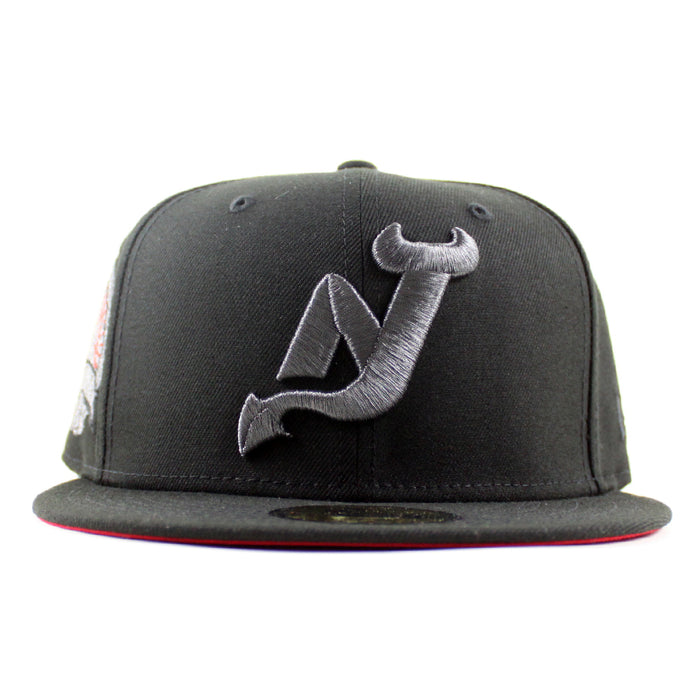 New Jersey Devils 2003 Stanley Cup New Era 59Fifty Fitted Hat (Black Scarlet Red Under Brim)