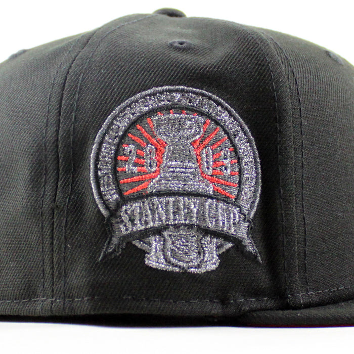 New Jersey Devils 2003 Stanley Cup New Era 59Fifty Fitted Hat (Black Scarlet Red Under Brim)