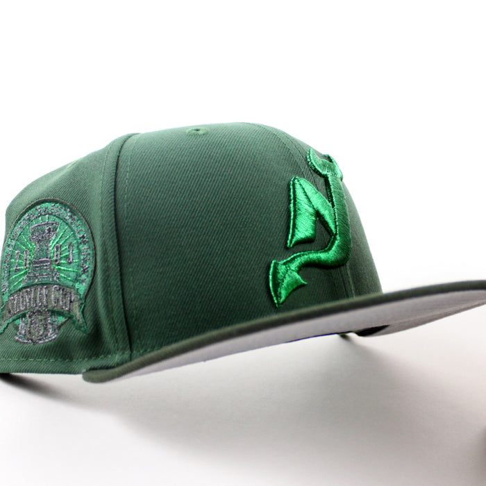 New Jersey Devils 2003 Stanley Cup New Era 59Fifty Fitted Hat (Cilantro Green Seaweed Gray Under Brim)