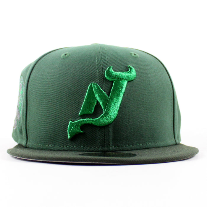 New Jersey Devils 2003 Stanley Cup New Era 59Fifty Fitted Hat (Cilantro Green Seaweed Gray Under Brim)