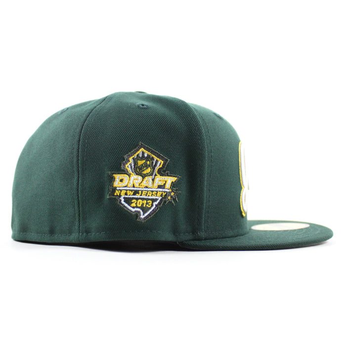 New Jersey Devils 2013 Draft New Era 59Fifty Fitted Hat (Dark Green Gray Under Brim)