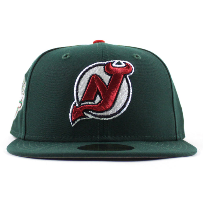 New Jersey Devils 2013 Draft New Era 59Fifty Fitted Hat (Dark Green Gray Under Brim)