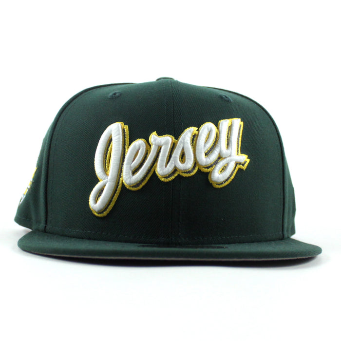 New Jersey Devils 2013 Draft New Era 59Fifty Fitted Hat (Dark Green Gray Under Brim)