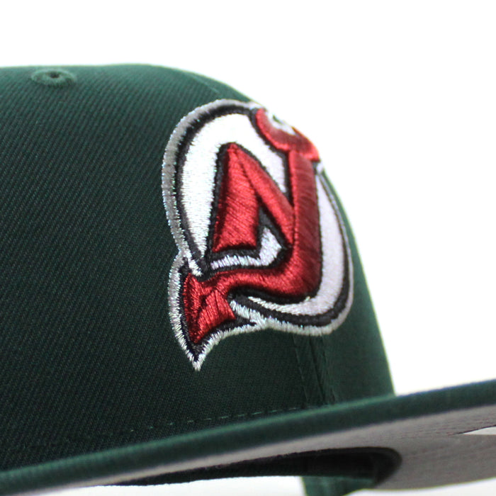 New Jersey Devils 2013 Draft New Era 59Fifty Fitted Hat (Dark Green Gray Under Brim)