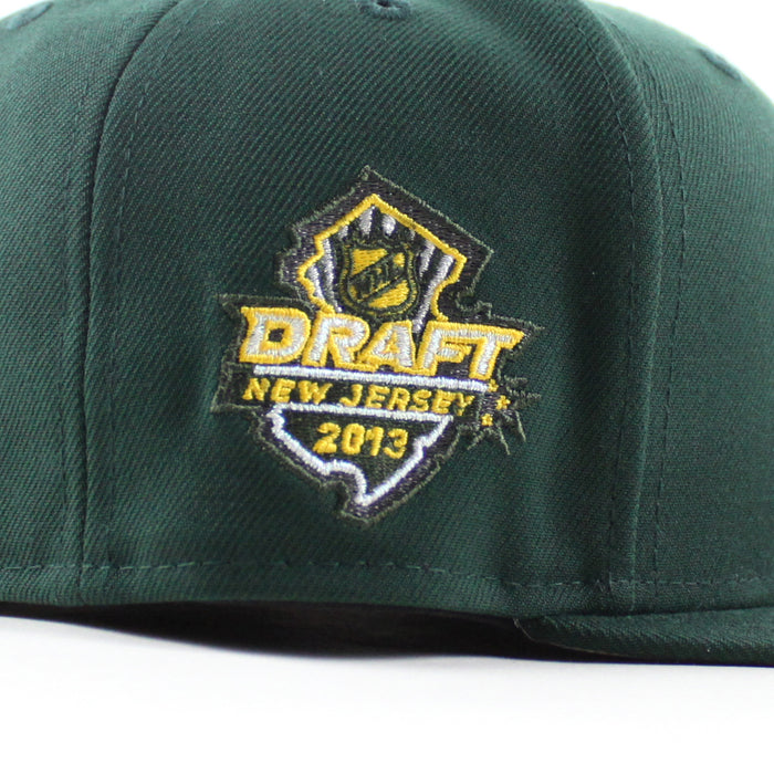 New Jersey Devils 2013 Draft New Era 59Fifty Fitted Hat (Dark Green Gray Under Brim)