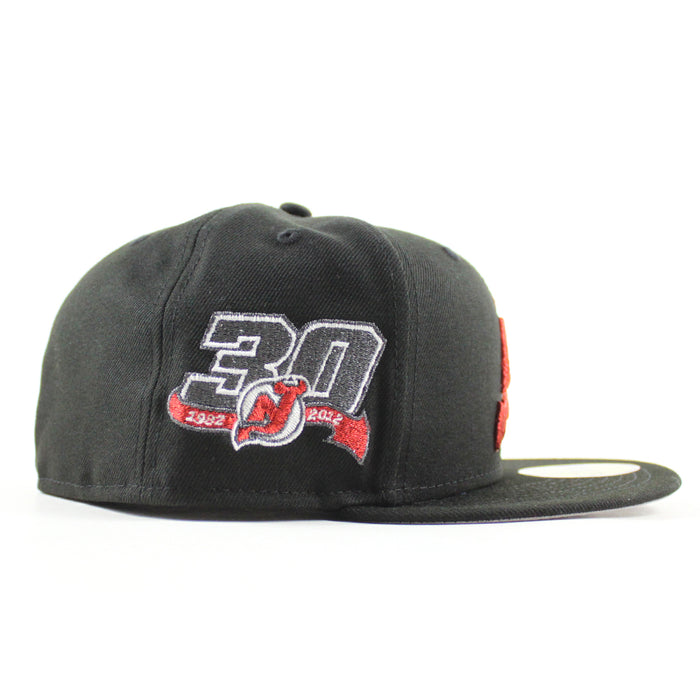 New Jersey Devils 30 Years New Era 59Fifty Fitted Hat (Black Gray Under Brim)