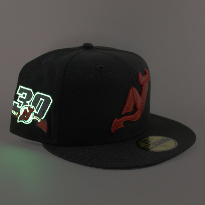 New Jersey Devils 30 Years New Era 59Fifty Fitted Hat (Black Gray Under Brim)