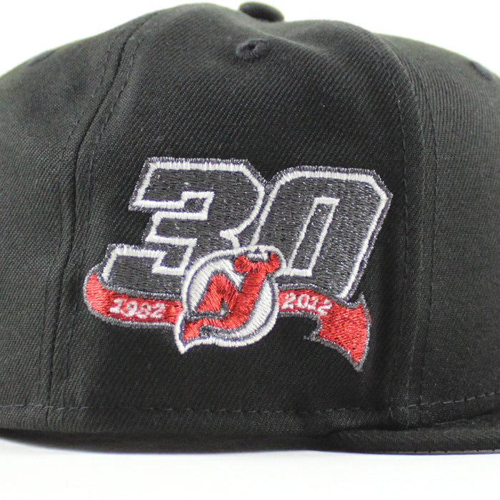 New Jersey Devils 30 Years New Era 59Fifty Fitted Hat (Black Gray Under Brim)