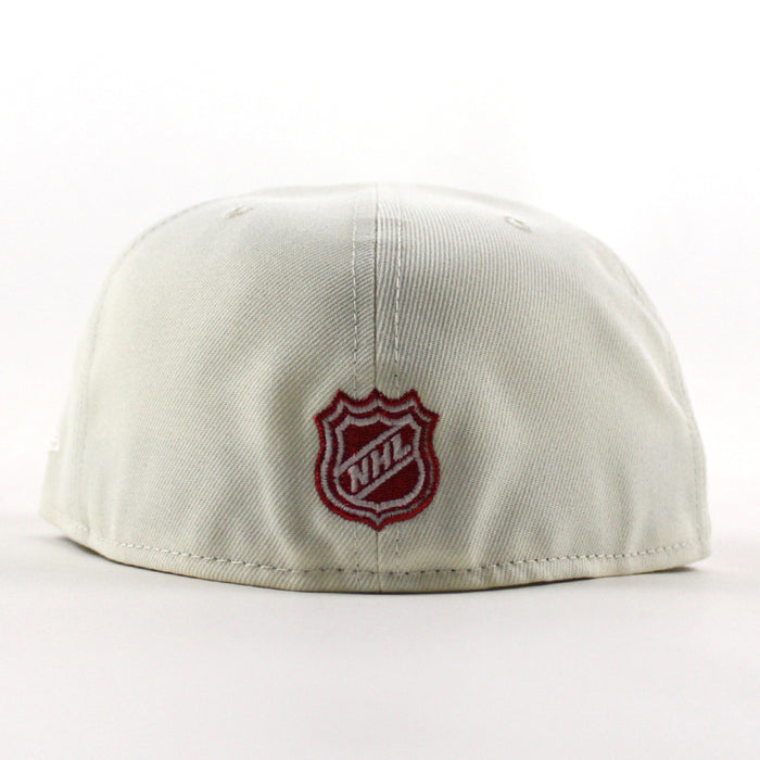 New Jersey Devils 30 Years New Era 59Fifty Fitted Hat (Chrome White Black Green Under Brim)