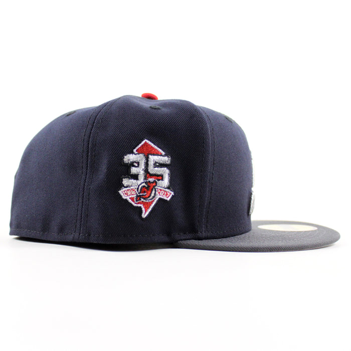 New Jersey Devils 35 Years New Era 59Fifty Fitted Hat (Navy Graphite Gray Under Brim)