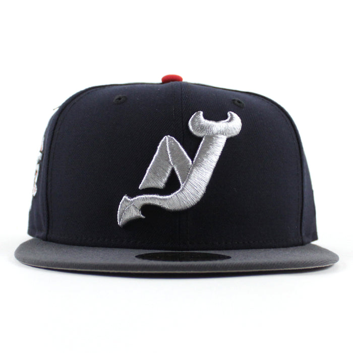 New Jersey Devils 35 Years New Era 59Fifty Fitted Hat (Navy Graphite Gray Under Brim)