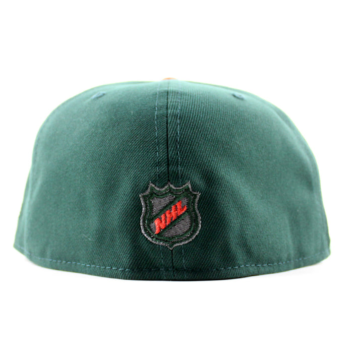 New Jersey Devils Devils Patch New Era 59Fifty Fitted Hat (Dark Green Gray Under Brim)