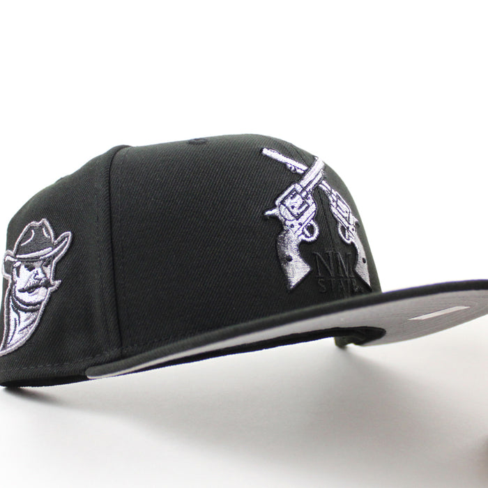 New Mexico State University Aggies Vamos New Era 59Fifty Fitted Hat (Black Gray Under Brim)