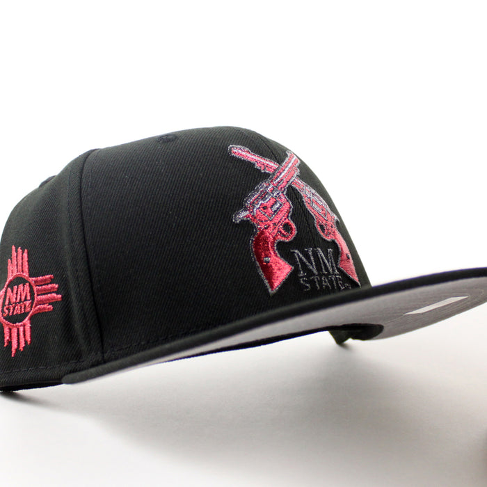 New Mexico State University Aggies Vamos New Era 59Fifty Fitted Hat (Black Gray Under Brim)