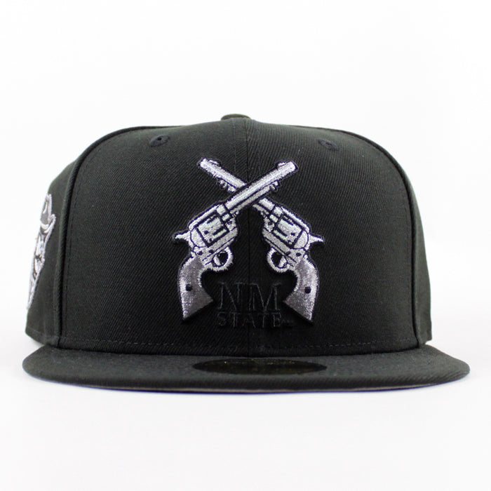 New Mexico State University Aggies Vamos New Era 59Fifty Fitted Hat (Black Gray Under Brim)