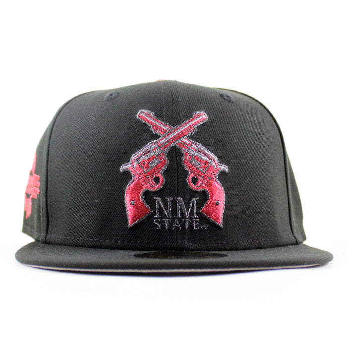 New Mexico State University Aggies Vamos New Era 59Fifty Fitted Hat (Black Gray Under Brim)