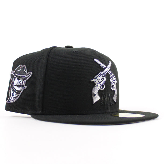 New Mexico State University Aggies Vamos New Era 59Fifty Fitted Hat (Black Gray Under Brim)