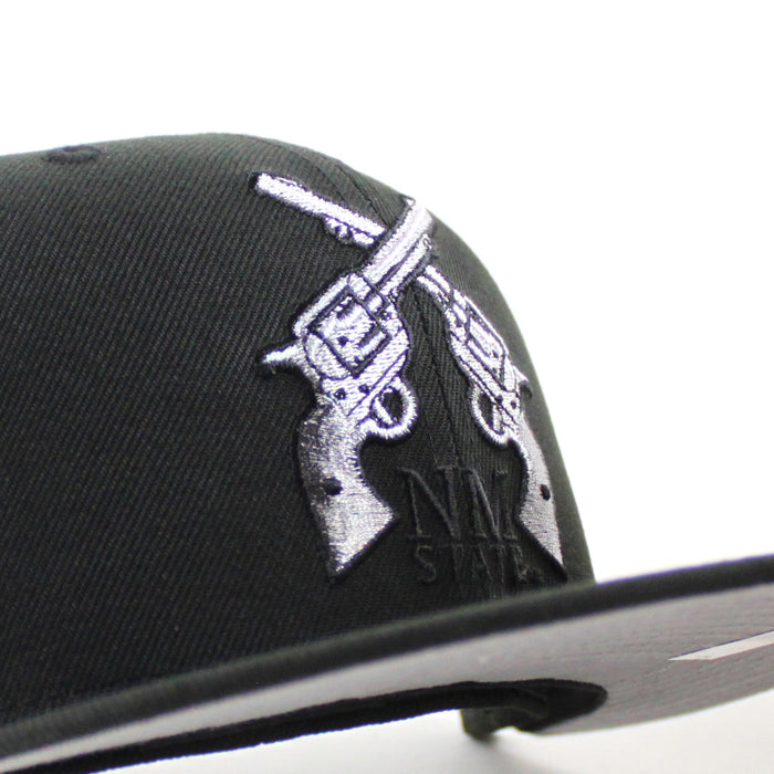 New Mexico State University Aggies Vamos New Era 59Fifty Fitted Hat (Black Gray Under Brim)