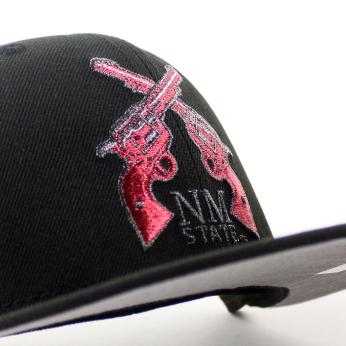New Mexico State University Aggies Vamos New Era 59Fifty Fitted Hat (Black Gray Under Brim)