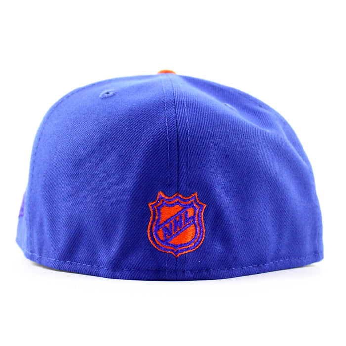 New York Islanders 35th All Star Game Patch New Era 59Fifty Fitted Hat (Majestic Blue Gray Under Brim)
