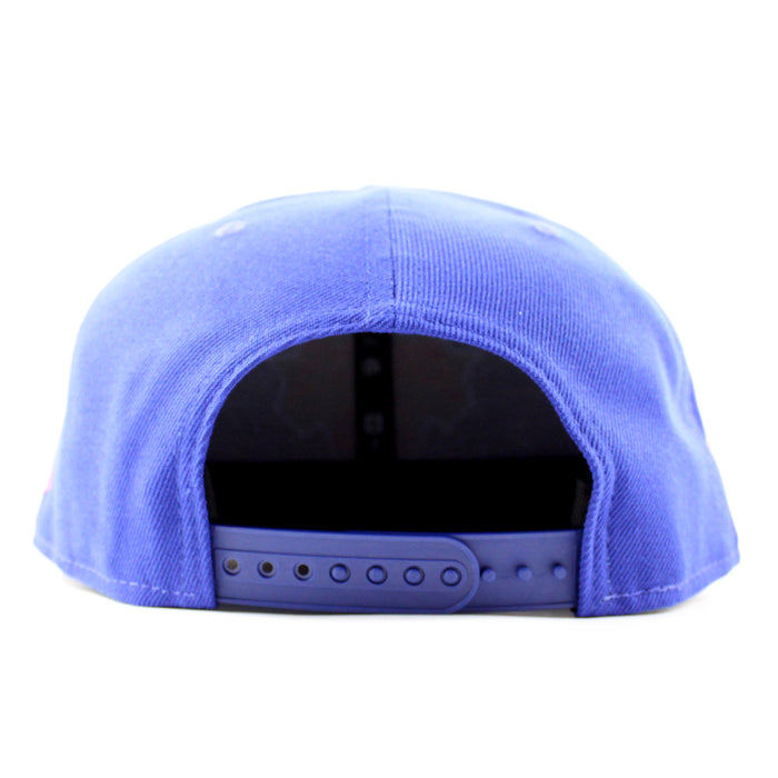 NEW YORK KNICKS 2026 NBA FINALS JERSEY PATCH BLUE SAPPHIRE PRIMARY NEW ERA 9FIFTY SNAPBACK Hat (Royal Blue Gray Under Brim)