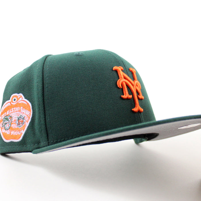 New York Mets 1977 All Star Game  New Era 59Fifty Fitted Hat (Dark Green Gray Under Brim)