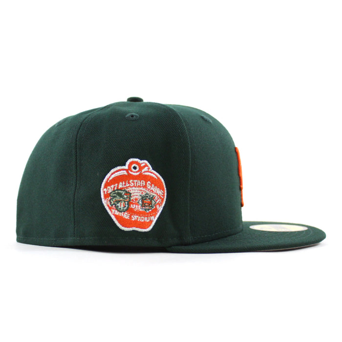 New York Mets 1977 All Star Game  New Era 59Fifty Fitted Hat (Dark Green Gray Under Brim)