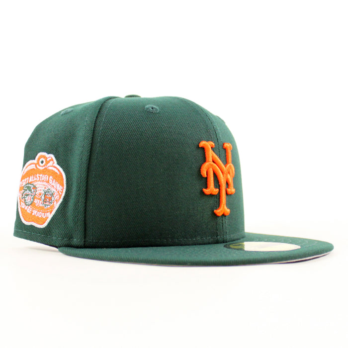 New York Mets 1977 All Star Game  New Era 59Fifty Fitted Hat (Dark Green Gray Under Brim)
