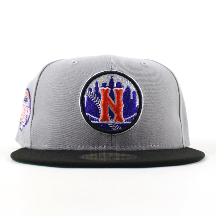 New York Mets 2015 All Star Game New Era 59Fifty Fitted Hat (Gray Black Green Under Brim)