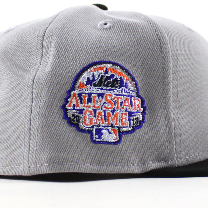 New York Mets 2015 All Star Game New Era 59Fifty Fitted Hat (Gray Black Green Under Brim)