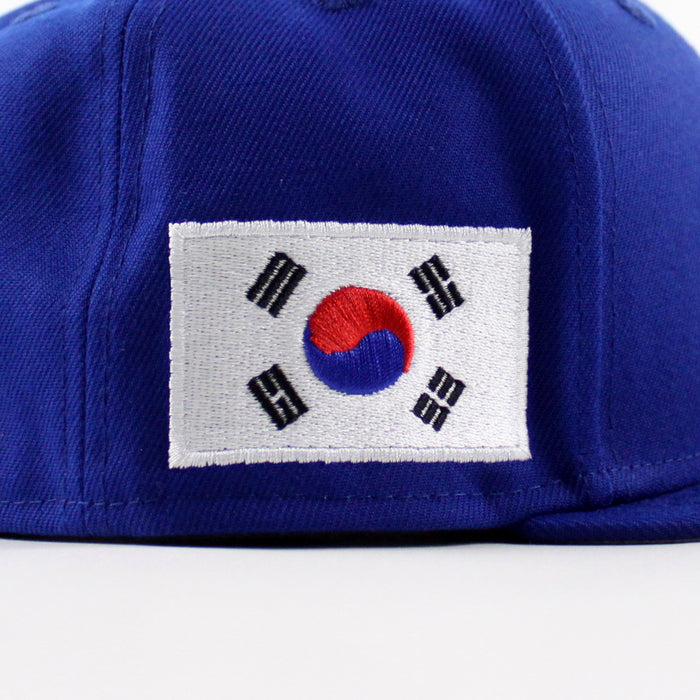 New York Mets Korea Flag New Era 59Fifty Fitted Hat (Royal Blue Gray Under Brim)