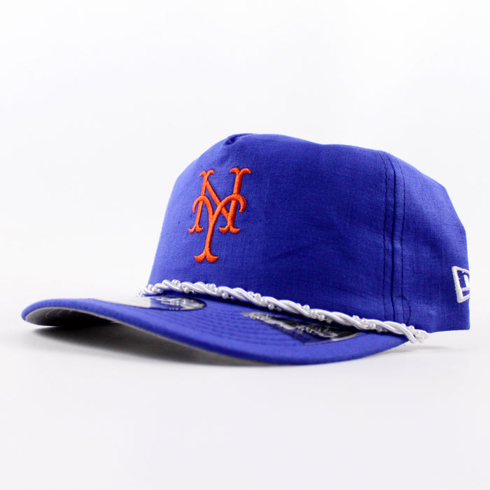 New York Mets New Era Snapback Hat (Navy Gray Under Brim)