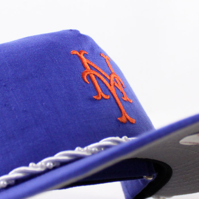 New York Mets New Era Snapback Hat (Navy Gray Under Brim)