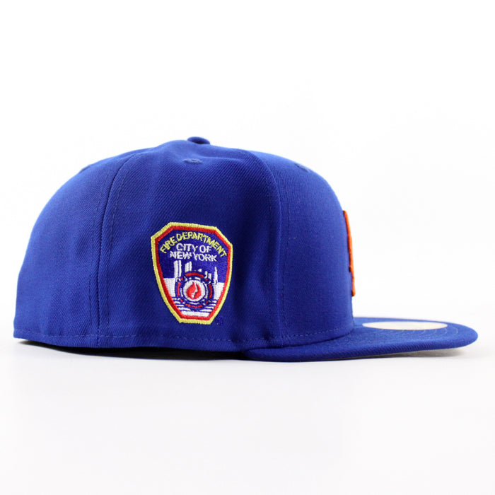 New York Mets New York City Fire Department Era 59Fifty Fitted Hat (Royal Blue Gray Under Brim)