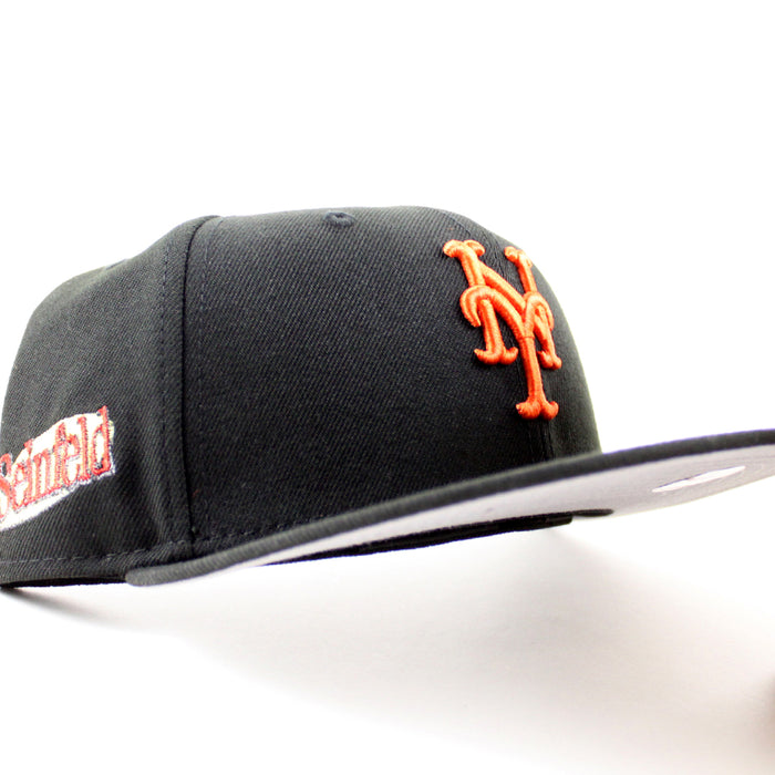 New York Mets SEINFELD New Era 59Fifty Fitted Hat (Black Gray Under Brim)