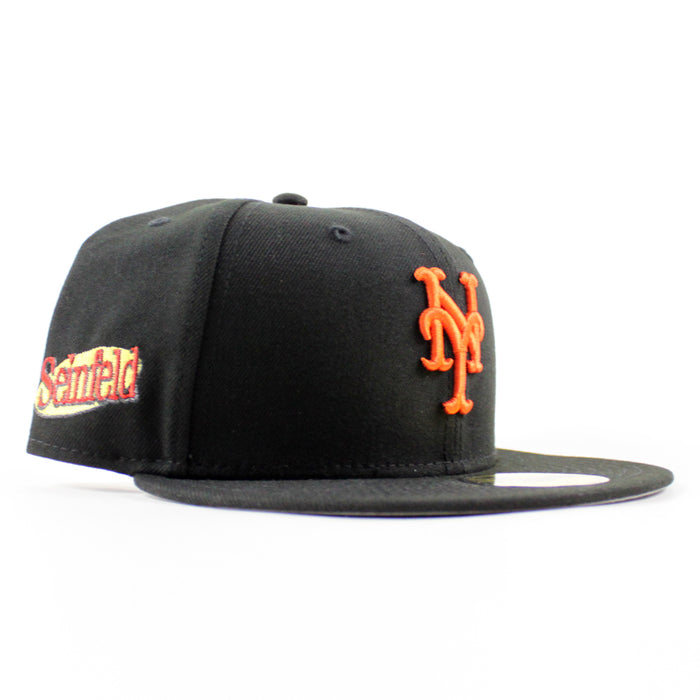 New York Mets SEINFELD New Era 59Fifty Fitted Hat (Black Gray Under Brim)