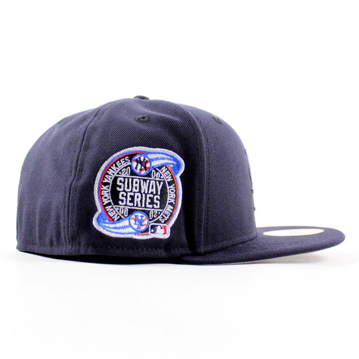 New York Mets Subway Series New Era 59Fifty Fitted Hat (Navy Gray Under Brim)