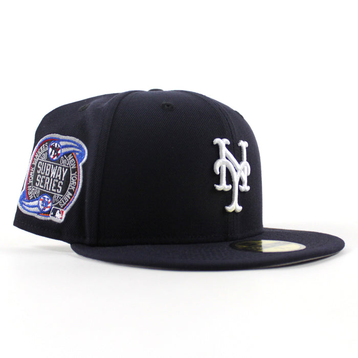 New York Mets Subway Series New Era 59Fifty Fitted Hat (Navy Gray Under Brim)