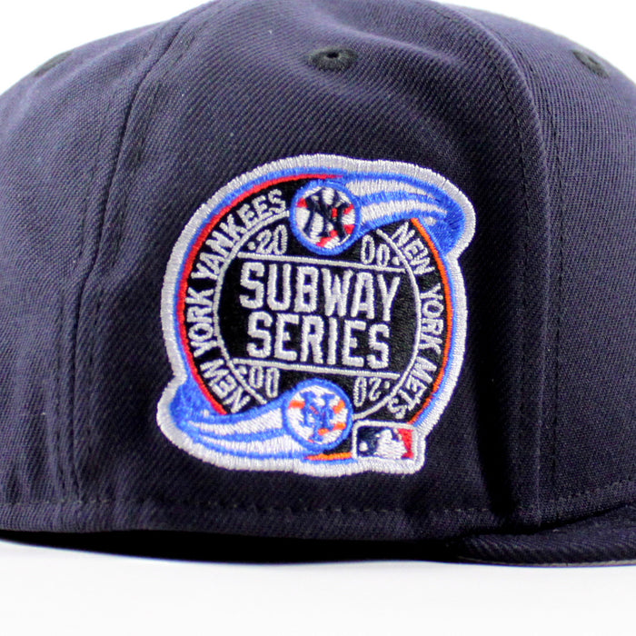 New York Mets Subway Series New Era 59Fifty Fitted Hat (Navy Gray Under Brim)